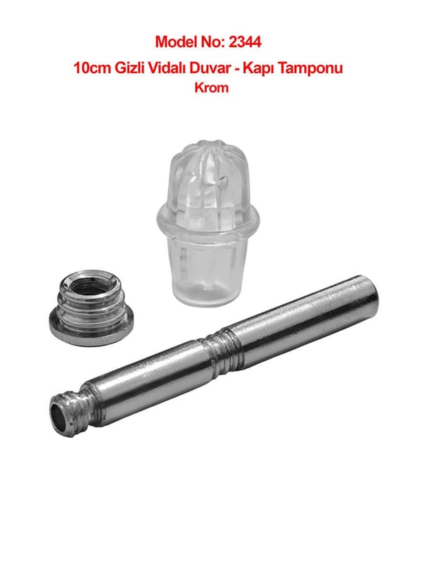 Gizli Vidalı 10cm Duvar veya Kapı Tamponu Stoperi 5li Paket Teknobutik.com'da