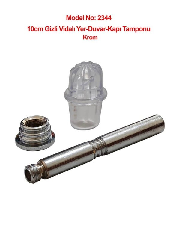 Gizli Vidalı 10cm Yer-Duvar-Kapı Tamponu Stoperi Teknobutik.com'da