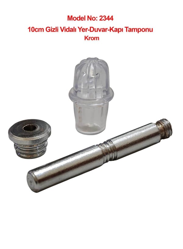 Gizli Vidalı 10cm Yer-Duvar-Kapı Tamponu Stoperi Teknobutik.com'da