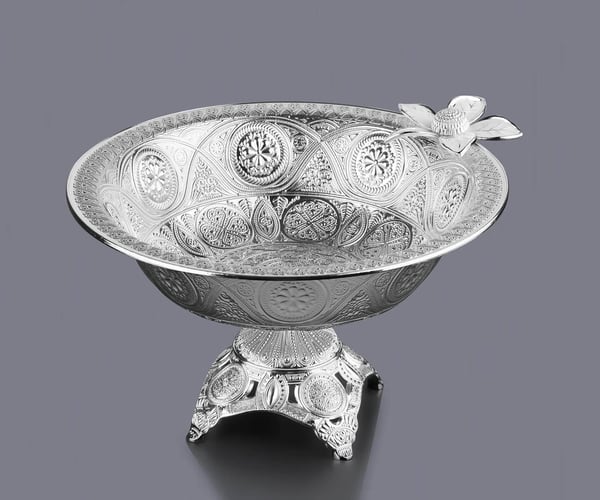 Güllü Kaideli Meyvelik-Nikel Teknobutik.com'da