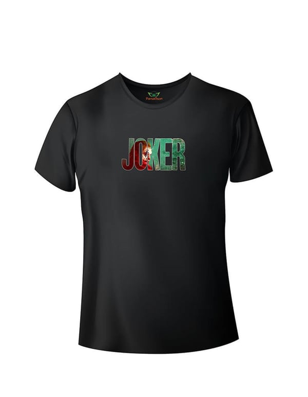 Joker Yazı Baskılı Basic Tshirt