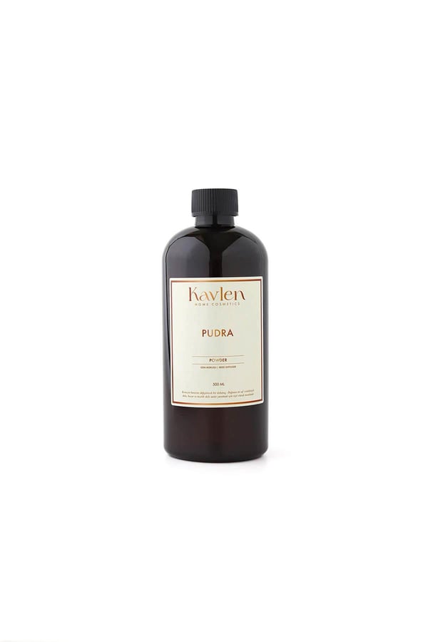 Kavlen Pudra Çubuklu Oda Kokusu Yedek Şişe 500ml Teknobutik.com'da
