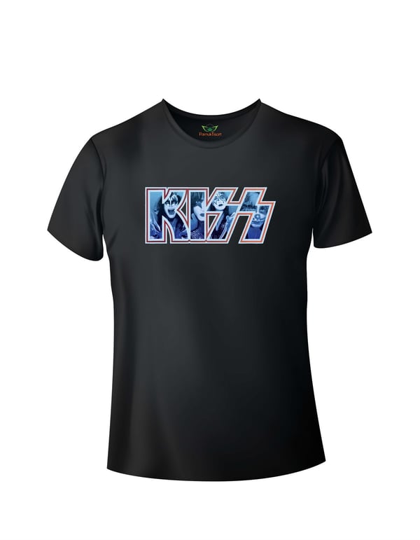 Kiss Baskılı Basic Tshirt