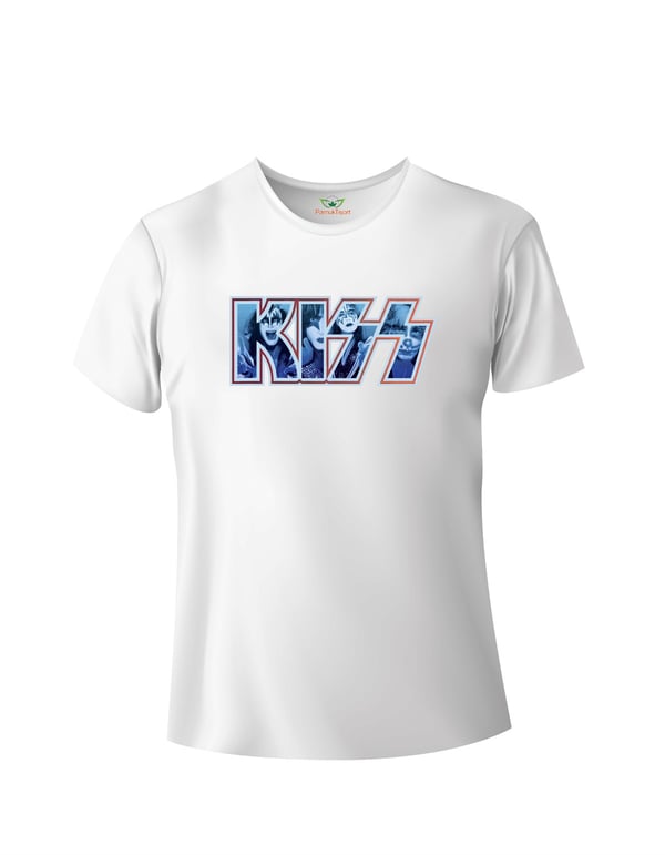 Kiss Baskılı Basic Tshirt
