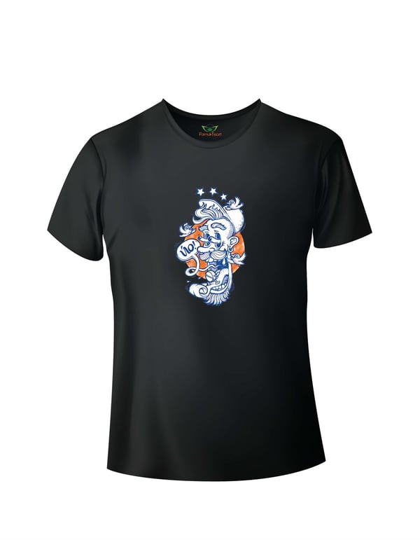 Korku Baskılı Basic Tshirt