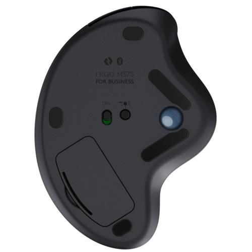 Logitech M575 Ergo Trackball Mouse Kurumsal Siyah Gri 910-006221 Teknobutik.com'da