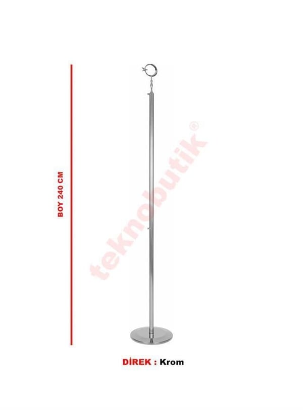 Makam Bayrağı Saçaksız Krom 100 x 150 Teknobutik.com'da