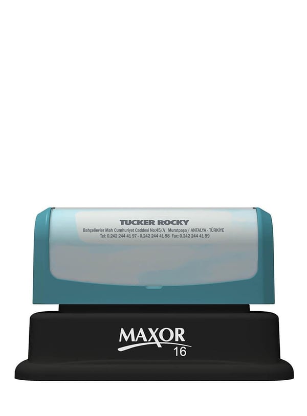 Maxor K-16 13x67 Flash Sistem Kendinden Mürekkepli Kaşe Teknobutik.com'da