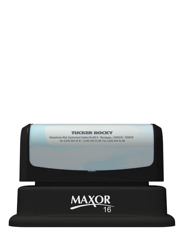 Maxor K-16 13x67 Flash Sistem Kendinden Mürekkepli Kaşe Teknobutik.com'da