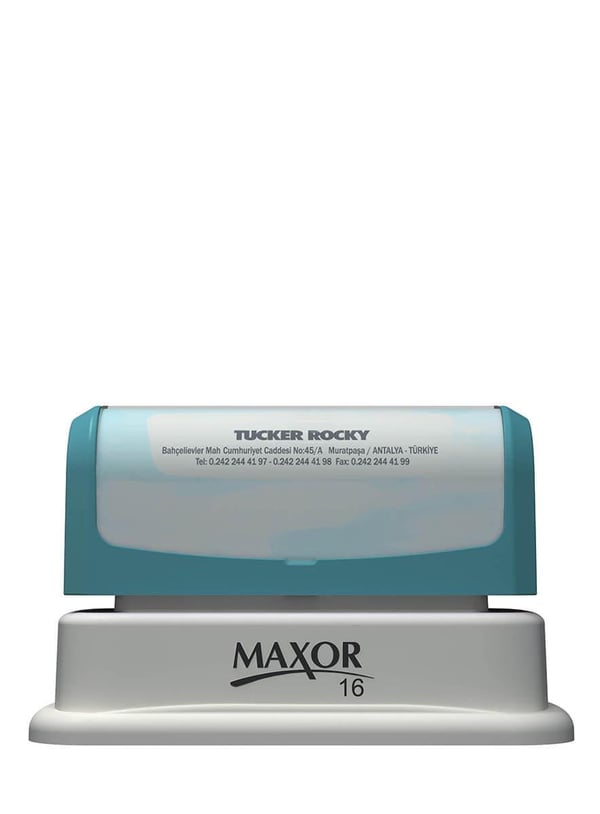 Maxor K-16 13x67 Flash Sistem Kendinden Mürekkepli Kaşe Teknobutik.com'da