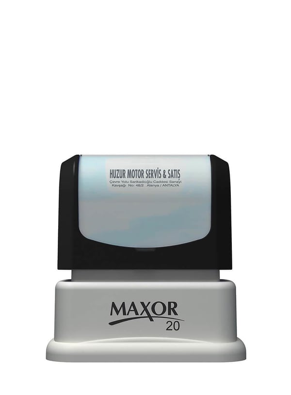 Maxor K-20 17x33 Flash Sistem Kendinden Mürekkepli Kaşe Teknobutik.com'da