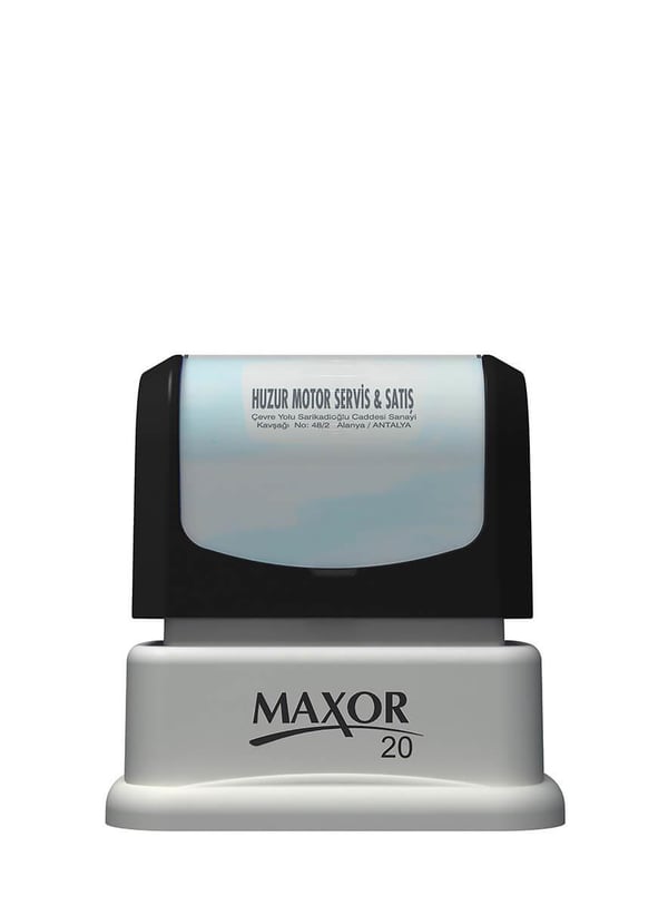 Maxor K-20 17x33 Flash Sistem Kendinden Mürekkepli Kaşe Teknobutik.com'da