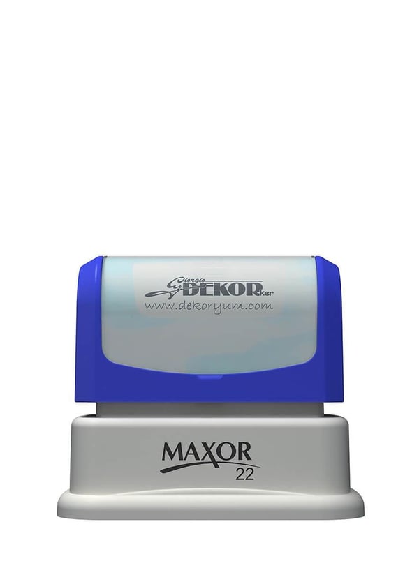 Maxor K-22 17x43 Flash Sistem Kendinden Mürekkepli Kaşe Teknobutik.com'da
