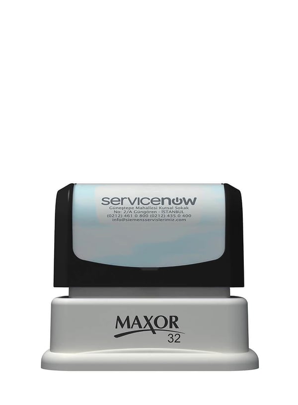 Maxor K-32 22x43 Flash Sistem Kendinden Mürekkepli Kaşe Teknobutik.com'da