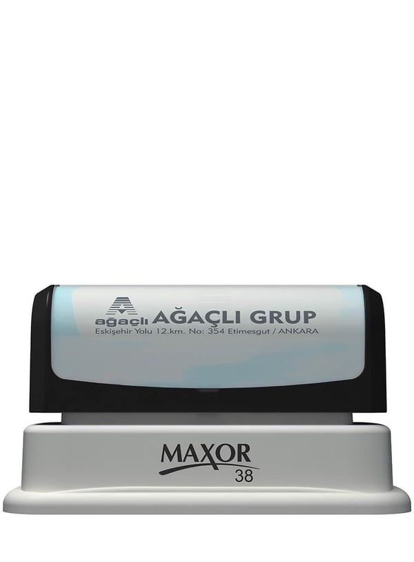Maxor K-38 22x78 Flash Sistem Kendinden Mürekkepli Kaşe Teknobutik.com'da