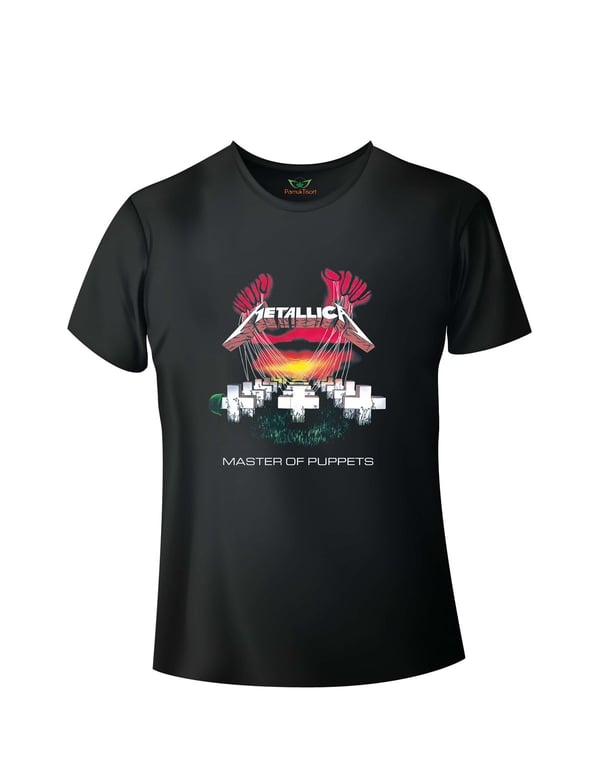 Metalika2 Baskılı Basic Tshirt