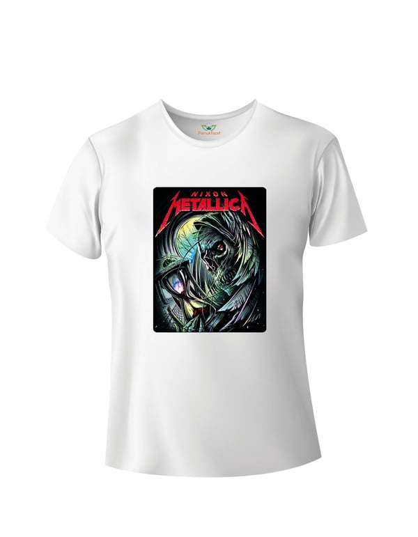 Metalika5 Baskılı Basic Tshirt