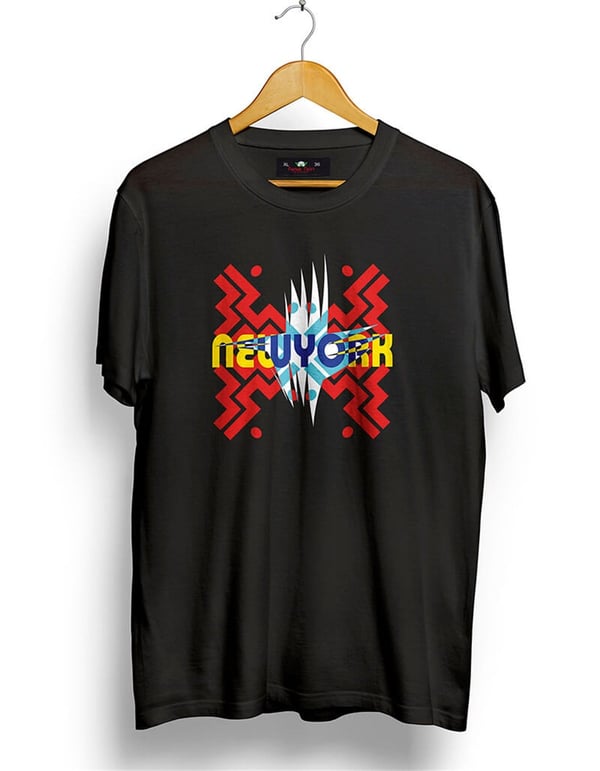 Newyork Baskılı Oversize Bol Kalıp T-shirt