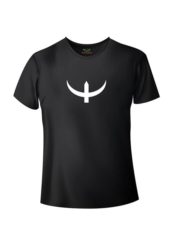 Osmanlı Bayrağı Bayrağı Baskılı Basic T-shirt Teknobutik.com'da