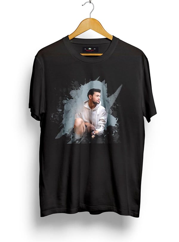 Sulu Boya Tasarımlı Özel Baskılar 55 Oversize Kalıp T-shirt Teknobutik.com'da