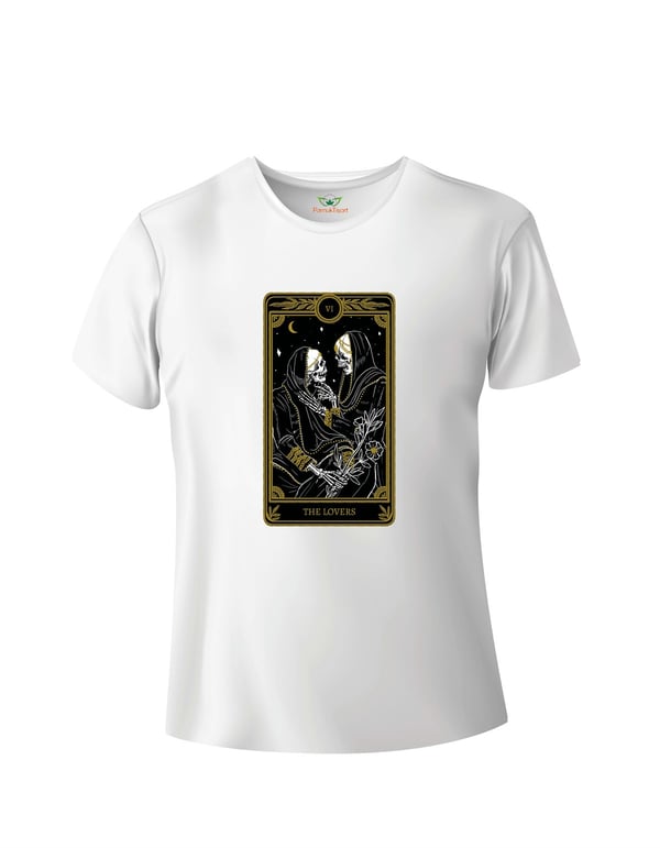 The Lovers Basklı Basic Tshirt