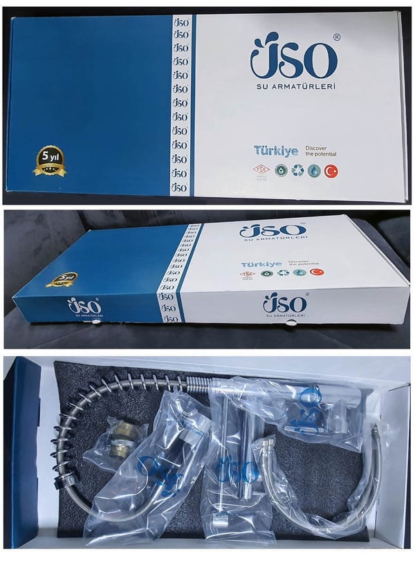 Üso Endüstriyel Çift Yönlü Evye Bataryası Ev İçin Uygun Teknobutik.com'da