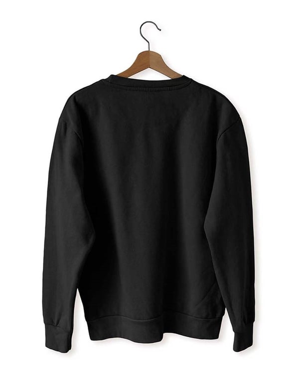 Zaman Makinesi Basklı Slim Fit Pamuk Sweatshirt