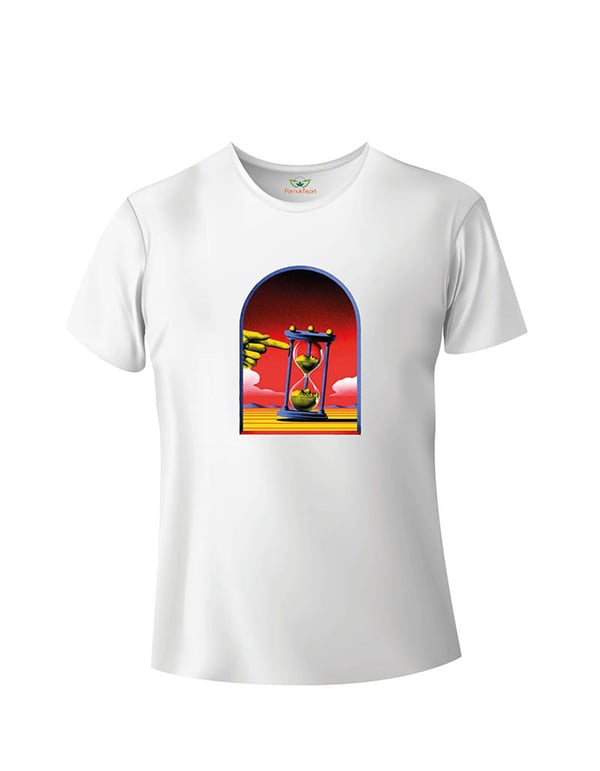 Zamanı Kullan Baskılı Regular Kalıp Tshirt