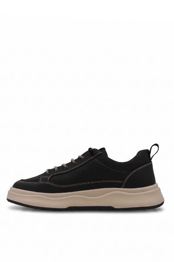 Camelu Calm Erkek Sneakers Ayakkabı Siyah