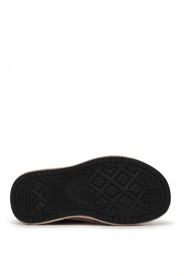 Ewoll 1109 Kadın Sneakers Ayakkabı Bej