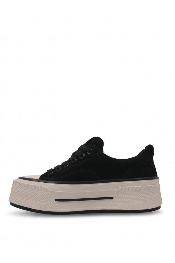 Ewoll 1109 Kadın Sneakers Ayakkabı Siyah