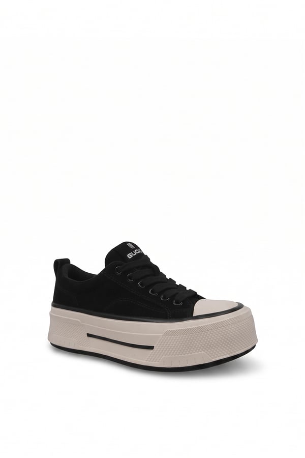 Ewoll 1109 Kadın Sneakers Ayakkabı Siyah