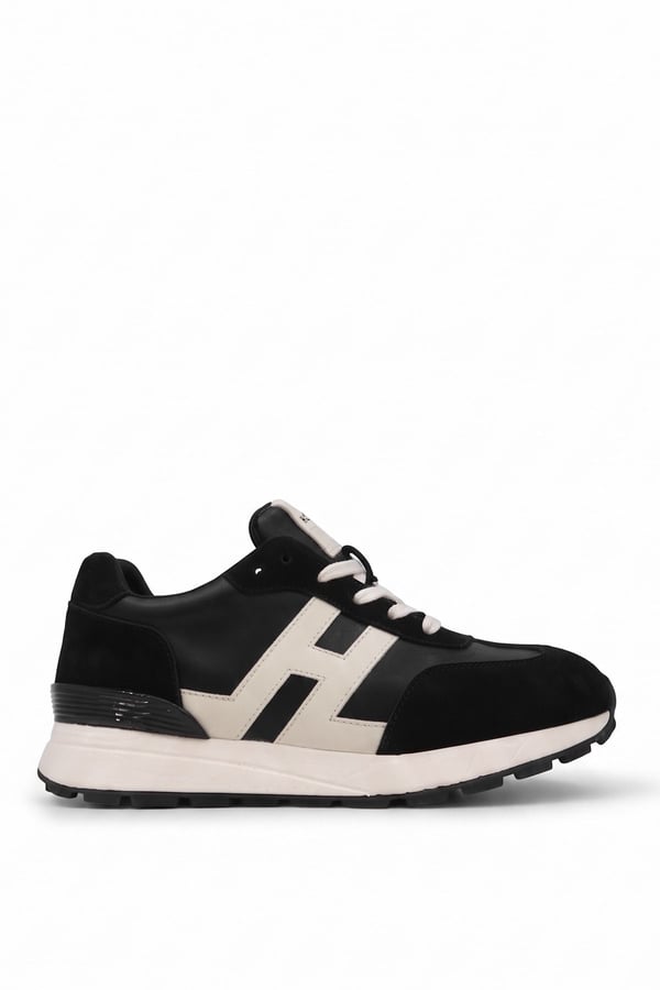 Ewoll 1135 Kadın Sneakers Ayakkabı Siyah -Beyaz
