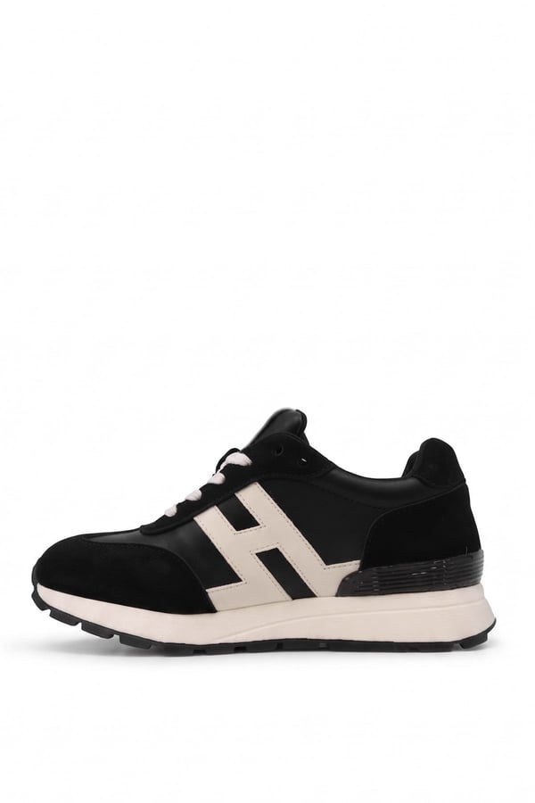 Ewoll 1135 Kadın Sneakers Ayakkabı Siyah -Beyaz