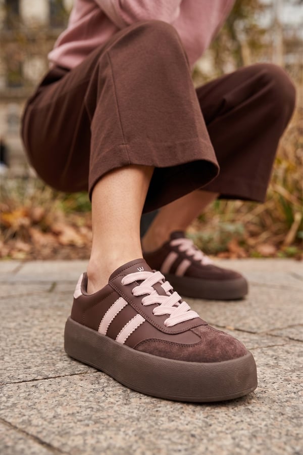 Ewoll 1172 Kadın Sneakers Ayakkabı Toprak