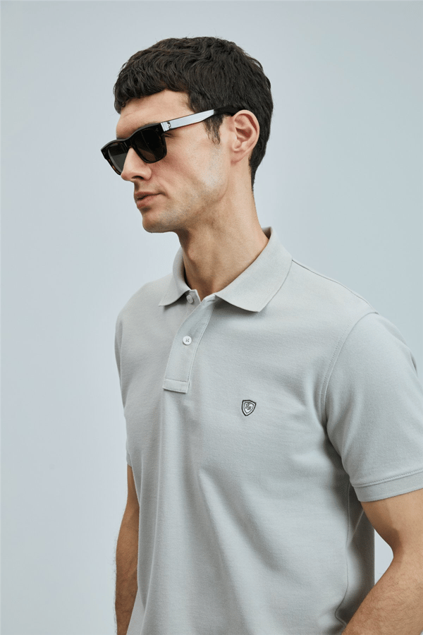 Lufian 111040206 Laon Erkek Polo Tişört Bej