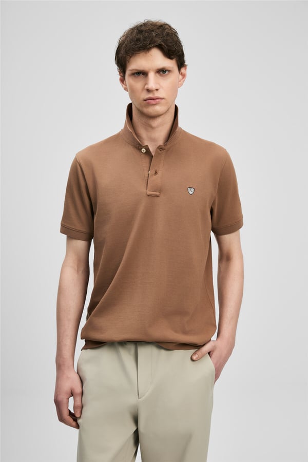 Lufian 111040230 Laon Erkek Polo Tişört Tarçın