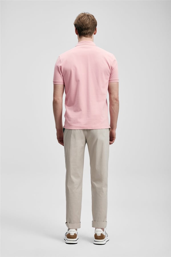 Lufian 111040230 Laon Erkek Polo Tişört Pembe