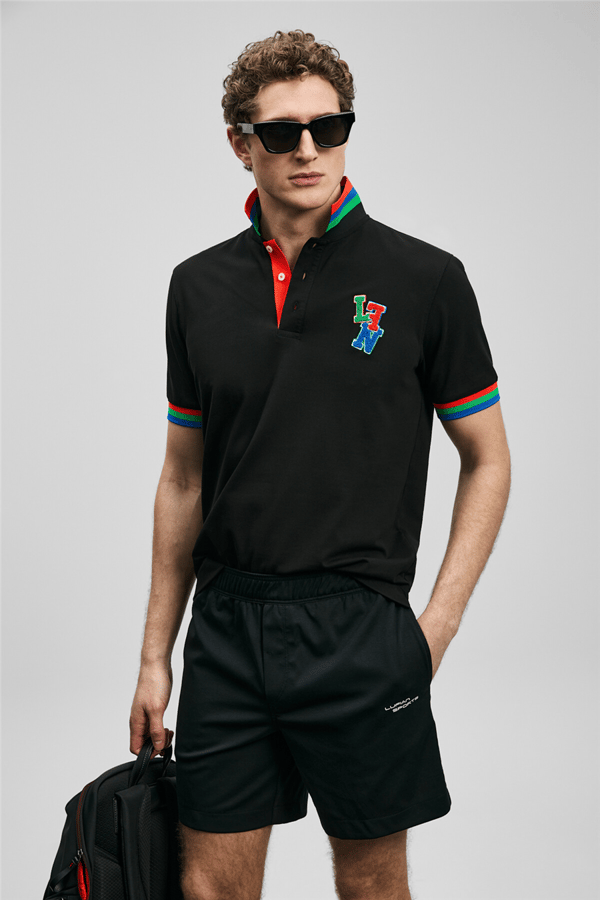 Lufian 111040231 Fun Erkek Polo Tişört Siyah