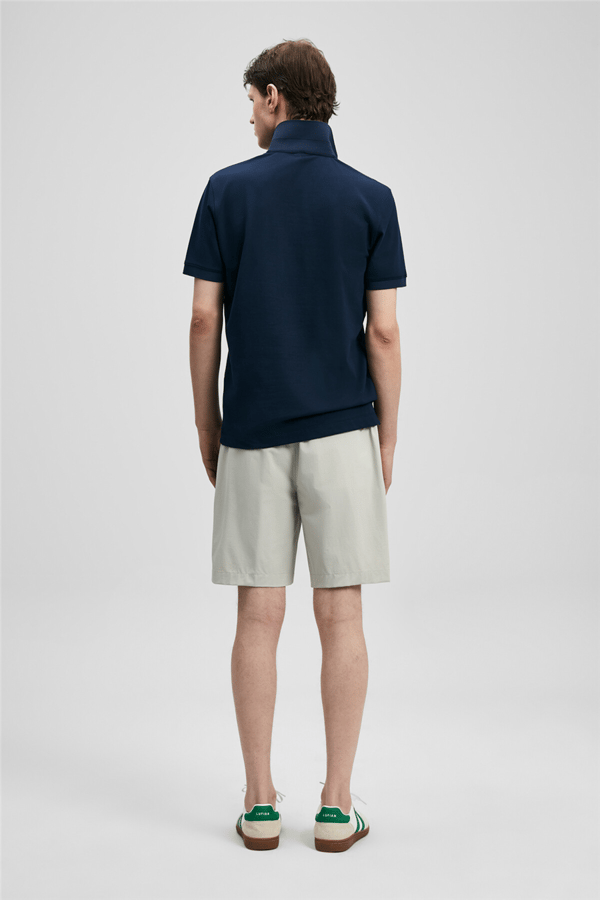 Lufian 111040233 Carter Erkek Polo Tişört Lacivert