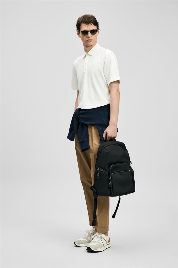Lufian 111040234 Hudson Erkek Polo Tişört Beyaz