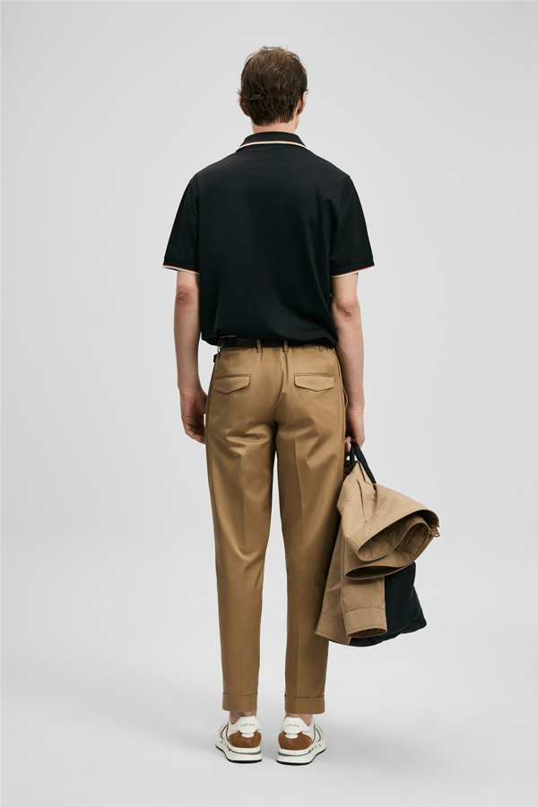 Lufian 111040238 Levi Erkek Polo Tişört Siyah