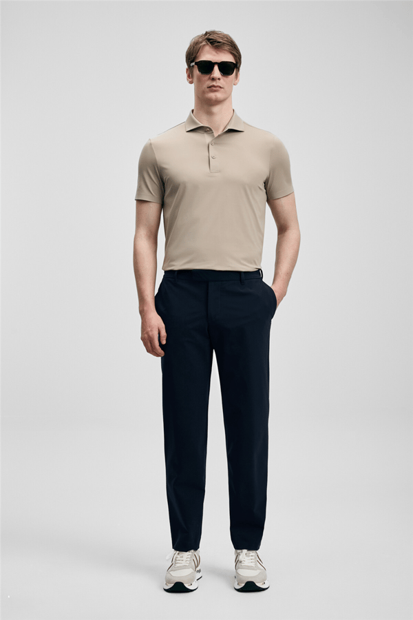 Lufian 111040240 Spencer Erkek Polo Tişört Toprak