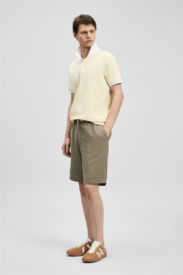 Lufian 111040248 Landon Erkek Polo Tişört Sarı