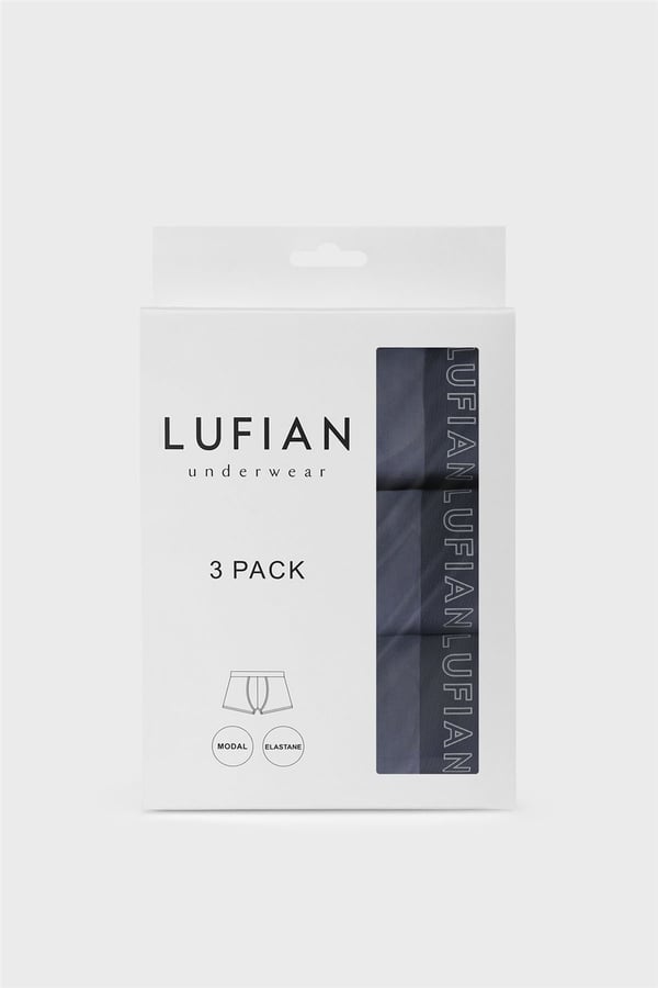 Lufian 111080035 Mark 3 Adet Erkek  Boxer Mavi