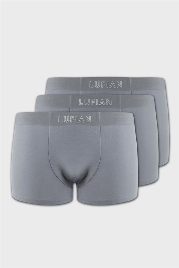 Lufian 111080035 Mark 3 Adet Erkek  Boxer Açık Gri