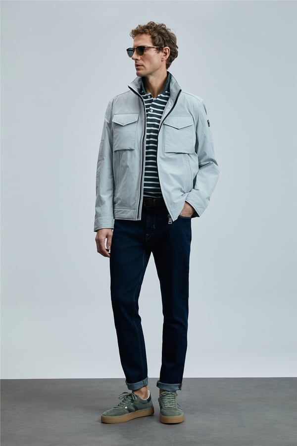 Lufian 111200186 Frencesco Erkek Denim Pantolon Mavi