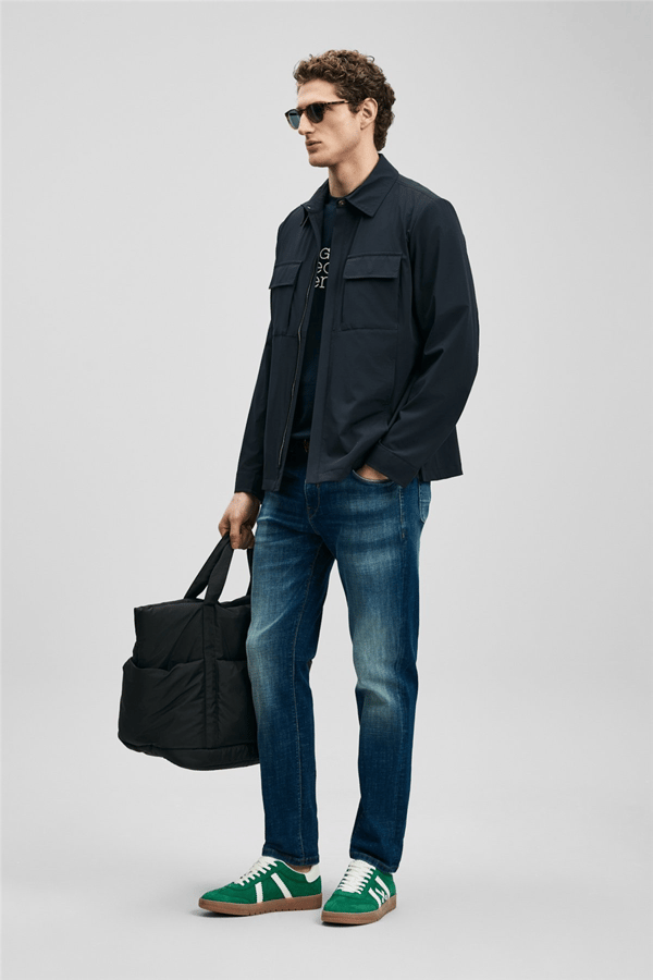 Lufian 111200224 Miguel Erkek Denim Pantolon İndigo