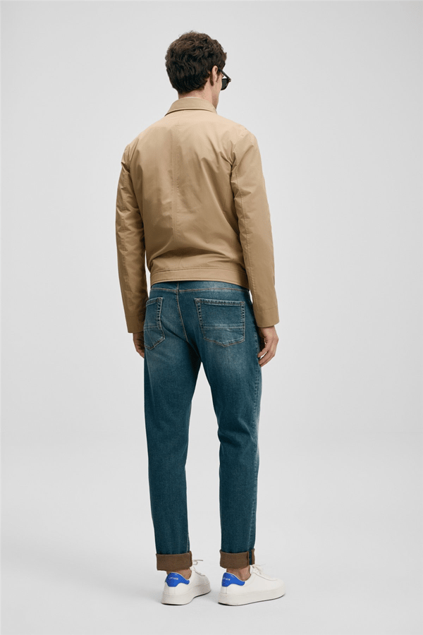 Lufian 111200225 Oslo Erkek Denim Pantolon Yeşil