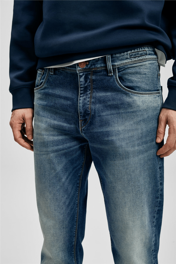 Lufian 111200226 Max Erkek Denim Pantolon Mavi